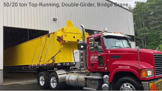 50/20 ton Top-Running, Double-Girder, Bridge Crane
